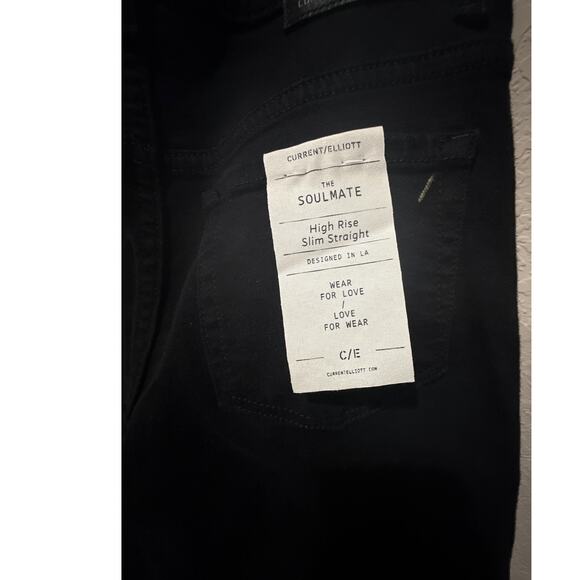 Current/Elliott The Soulmate Slim Straight Jean Size 25 New with Tags - Picture 7 of 7